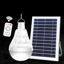 (80W) 80/150W Solar LED Bulb Light 5 Modes Remote Control USB Rechargeable Emergency Light Night Light Outdoor Camping Fishing