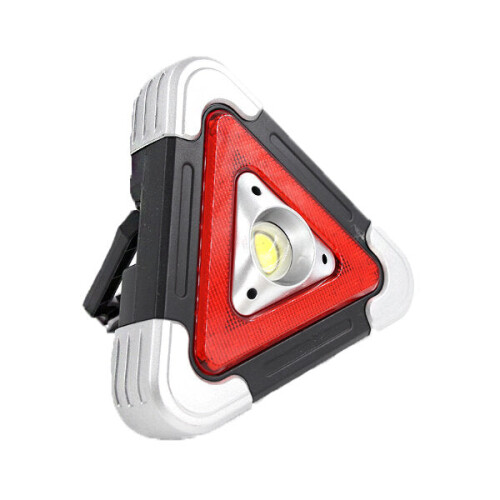 (Yellow) LED COB USB Solar Work Light Caution Lamp 5 Modes Outdoor Camping Emergency Lantern 1