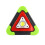 (Yellow) LED COB USB Solar Work Light Caution Lamp 5 Modes Outdoor Camping Emergency Lantern 5