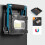 LEDs Folding Working Lamp Solar Panels Light 4-Modes Magnetic Camping Light Waterproof LED Light 5
