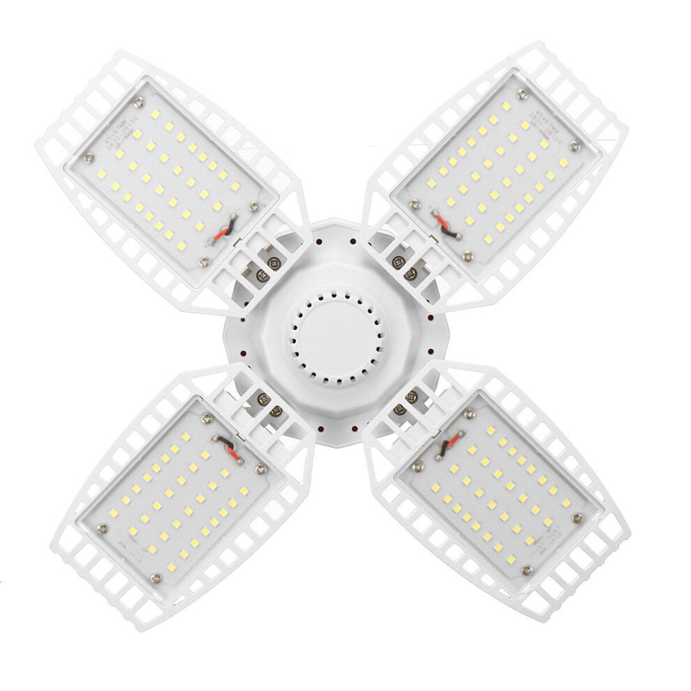 (60W) LED Camping Light Adjustable Folding Ceiling Fan Blade Lamp Energy Saving Work Lamp Outdoor Home