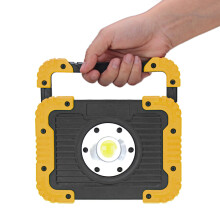 (Yellow) Outdoor Camping 750lm COB Tent Light USB Rechargeable Power Bank Work Maintenance Light