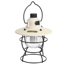 (White) Portable 50W USB Rechargeable Camping Light LED Bulb Light Outdoor Tent Lantern For Hiking Climbing Garden Yard