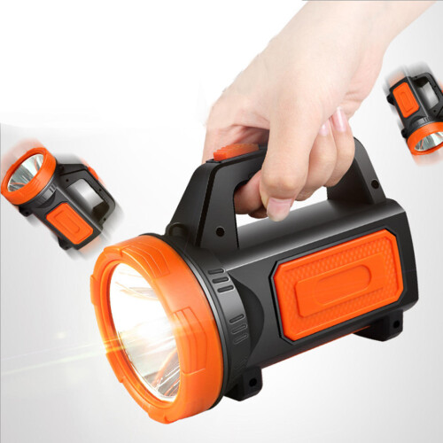 (Orange, Type B) Portable LED Work Light 10W LED Camping Light Waterproof USB Rechargeable Spotlight 2