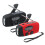 (Red) USB Solar Radio LED Emergency Lamp Flashlight Hand Crank Generation Camping Light 2