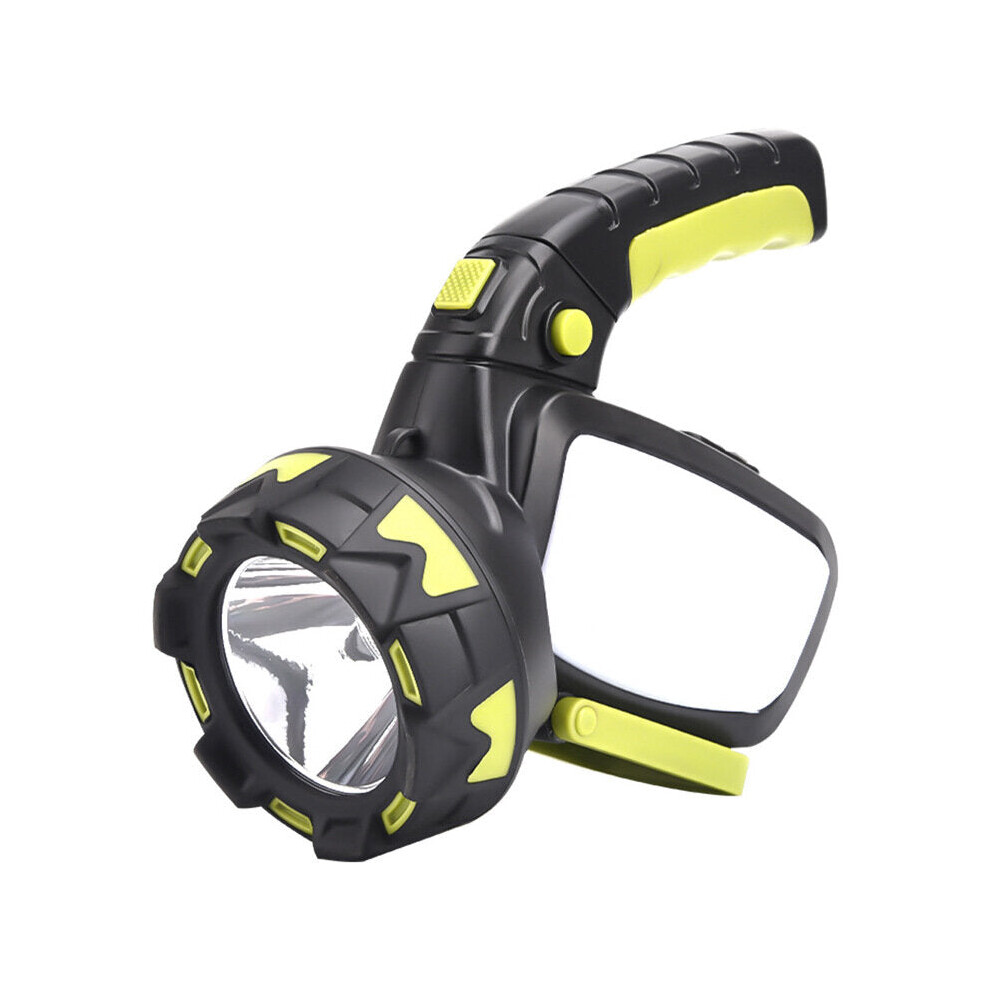 T6+COB LED Spotlight 120 Adjustable 6 Modes USB Charging Searchlight Power Display Camping Lamp Power Bank for Hiking Hunting Flashlight