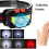 (Package E) 6000Lms LED Headlamp Rechargeable Body Motion Sensor Headlight Camping Flashlight Head Light Torch Lamp With USB 6