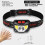 (Package E) 6000Lms LED Headlamp Rechargeable Body Motion Sensor Headlight Camping Flashlight Head Light Torch Lamp With USB 12