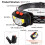 (Package E) 6000Lms LED Headlamp Rechargeable Body Motion Sensor Headlight Camping Flashlight Head Light Torch Lamp With USB 3