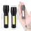 (D Packing) Portable Rechargeable Zoom LED Flashlight Torch Lantern 3 Lighting Modes Camping Light Mini Led 5