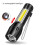 (D Packing) Portable Rechargeable Zoom LED Flashlight Torch Lantern 3 Lighting Modes Camping Light Mini Led 9
