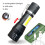 (D Packing) Portable Rechargeable Zoom LED Flashlight Torch Lantern 3 Lighting Modes Camping Light Mini Led 10