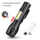 (D Packing) Portable Rechargeable Zoom LED Flashlight Torch Lantern 3 Lighting Modes Camping Light Mini Led 12