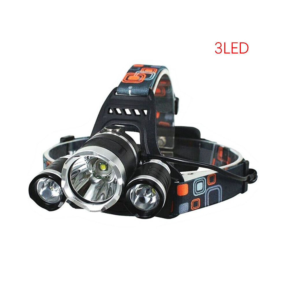(No Zoom, E Packing -3LED) Rechargeable zoom led headlamp Fishing headlight Torch Hunting head lamp Camping Headlamp Flashlight head light-image-OPC-PFZMFNS-NEW