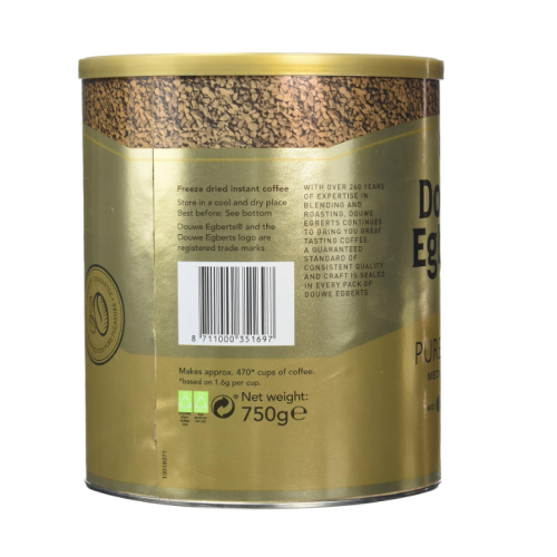 Douwe Egberts Douwe Egberts pure gold instant coffee 750g 2