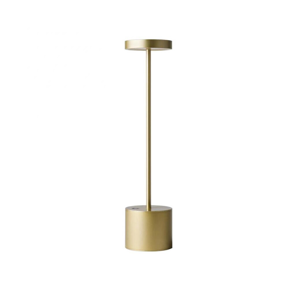 (Golden) LED Desk Lamps Aluminum Alloy RechargeableTouch Dimming Table Lamps For Bar Living Room Reading Camping Light