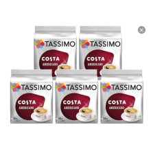 Costa Tassimo Americano Coffee Pods, 80 Servings