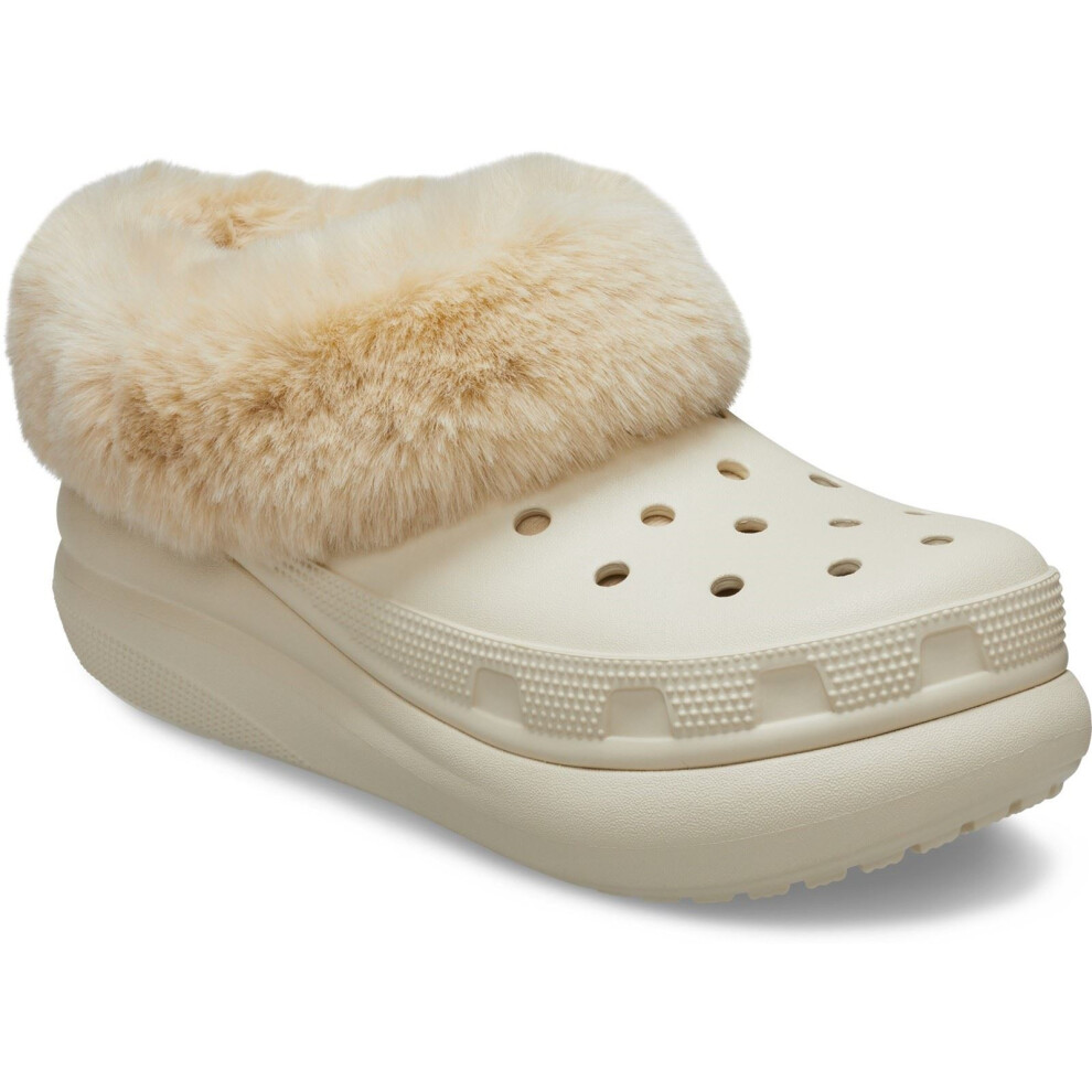 Crocs (White, 7 (Adults')) Furever Crush Thermoplastic Women's Bone Clogs
