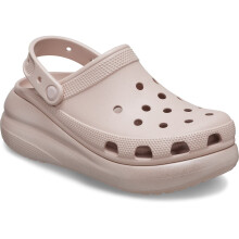 (Pink, 8 (Adults')) Crocs Classic Crush Thermoplastic Pink Clay Clogs