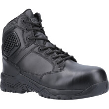 (Black, 4.5 (Adults')) Magnum Strike Force 6.0 Leather Black Safety Boots