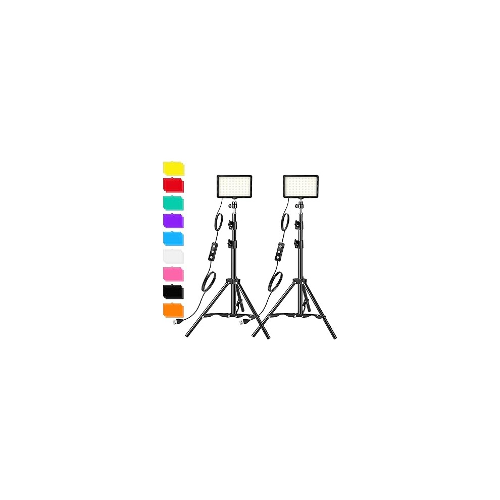 Photography Video Ing Kit Led Studio Streaming With 9 Color Light 000245677654