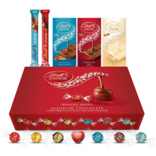 Lindt Lindor Official Chocolate Gift Hamper Box - 926g (42-piece Set) - Chocolate Truffles - Chocolates Bars and Tablets - Assorted Flavours
