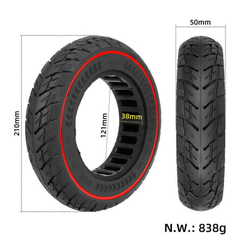 (1)Ulip8.5 * 2 (50-134) honeycomb solid tire VSETT 9+ZERO 9 Inokim Light 2