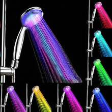 Douche à Led, douche à main à 7 couleurs changeantes