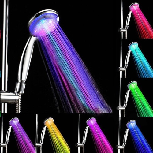Douche à Led, douche à main à 7 couleurs changeantes