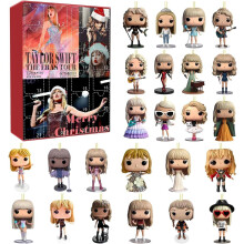 Women Advent Calendar Taylor swift Christmas Brinquedo Figure Juguete Keychain Navidad 24 day countdown Fan Gift J