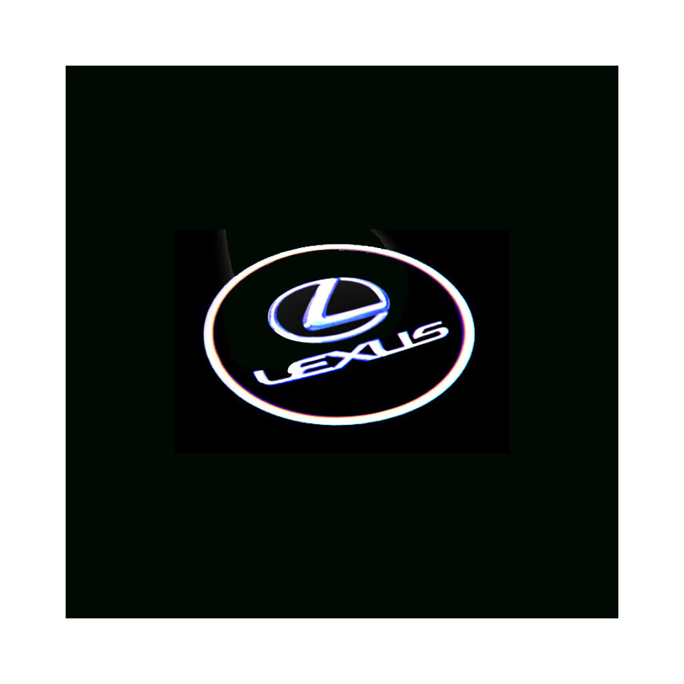 2 Piece Lexus Ls Rx Es Is Lx Door Projection Atmosphere Lamp ( Band Circle) White 7751377884450