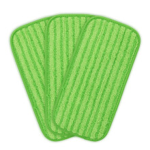3 piece adaptable Swiffer WetJet flat sticky snap mog set 12 inch reusable floor mop, cleaning cloth