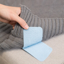 20 paar lakens, bankkussenhouders, antislip huishouddekbedden, antislip, siliconen, geen sporen, naaldvrije onzichtbare sticker (blauw+wit)