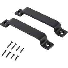 2 poignées Poignée simple Quincaillerie porte coulissante Porte coulissante Poignée double latérale Poignée de porte en grain