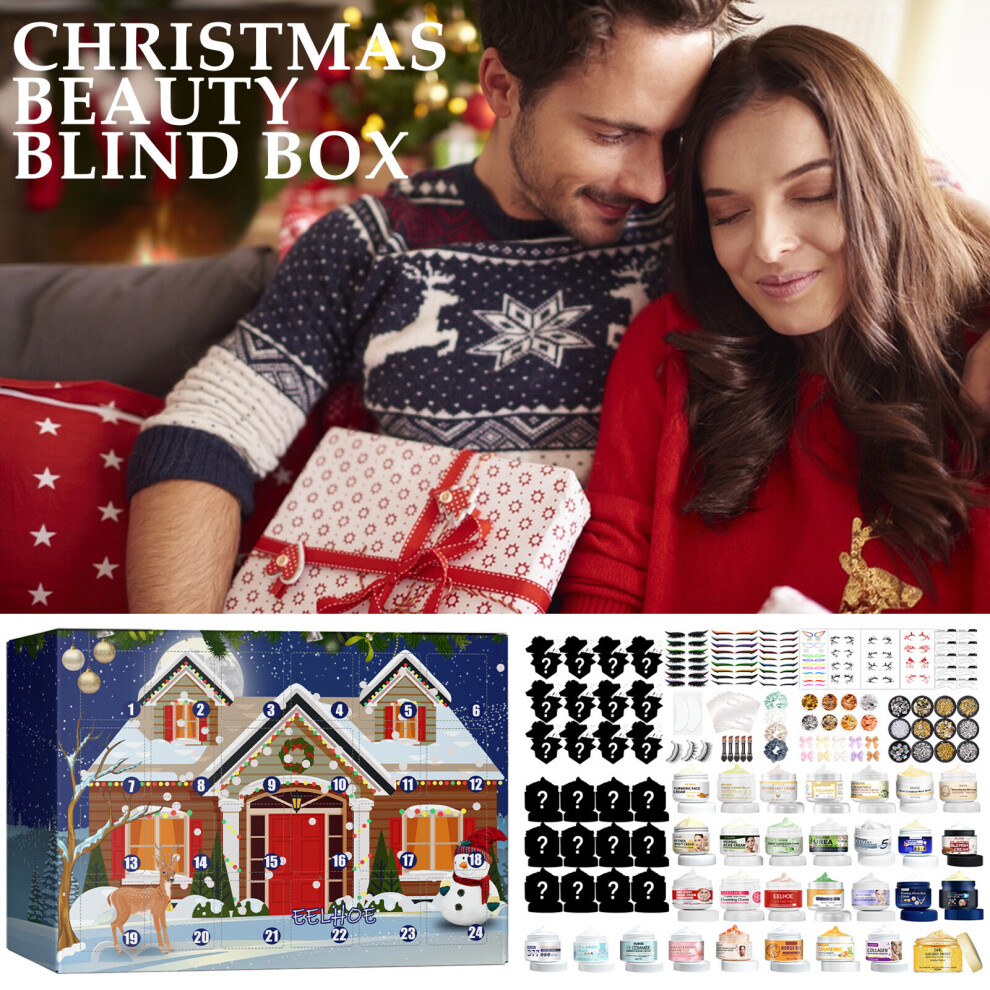 2024 New Advent Calendar Skincare Blind Box Beauty Hydration Moisturizing Moisturising Beauty 24 Compartment Skincare Blind Box