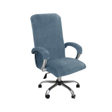 Silver Fox Fleece Elastic All Inclusive Dickened Office Personeel Computer Bureaustoelhoes - XL (inclusief armhandschoenen)