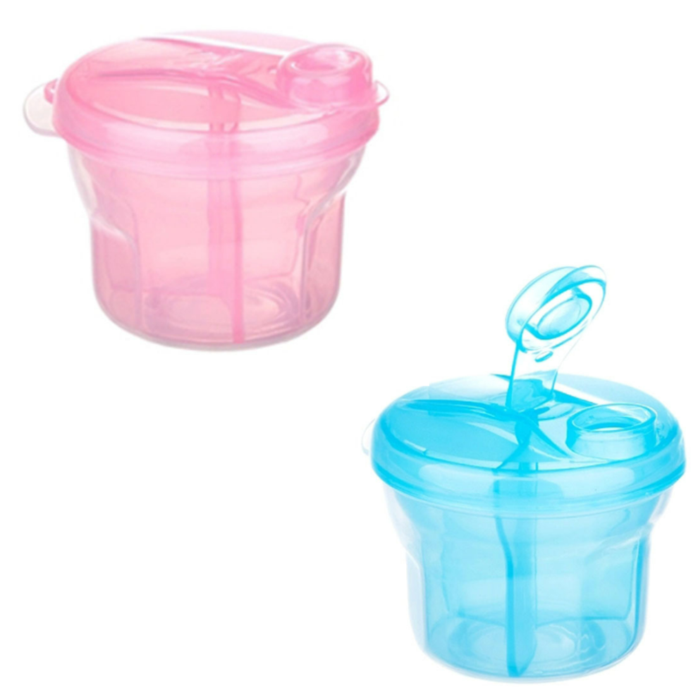 Nydia 2 Pieces Of Baby Rotary Milk Powder Box Baby Milk Powder Box Children's Snack Storage Box Baby Products