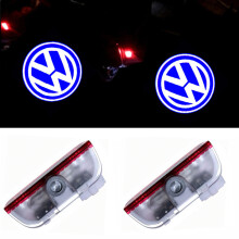 2 Stück sind anwendbar auf die Volkswagen Begrüßungsleuchte Passat Sagitar Golf Touran Shangkuhui Anturai CC Türprojektorlampe