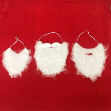 3pcs Weihnachten Bart Drei Flanell Offene Bärte/Acht Charakter Bärte/Kind Hus kann fixiert werden Weihnachtsmann Bart Maske