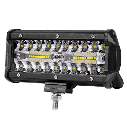 120W LED lichtbalk drie rij 7 inch werklampen