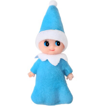 Accessoires Elfes Bébé: Poupée Elfe de Noël Bleu - Fille et garçon, cadeau magique