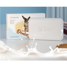 Savon facial au lait d'ânesseDouchez votre visage