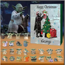 Adventskalender 24 Tage Countdown Star Wars Yoda Figur Überraschung Weihnachtsgeschenke Kinderspielzeug
