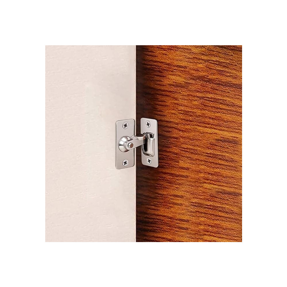 304 Stainless Steel 90 Degree Right Angle Buckle Hook Latch Hook For Sliding Door,Latch Bolt Hardware Household Accessories 7334477992944