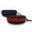 2 pièces EVA zipper bag Large compression sunglasses case (red stripe+blue stripe) 1