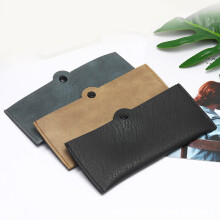 3 handgemaakte lederen bril etui presbyopic bril zon clip lens etui