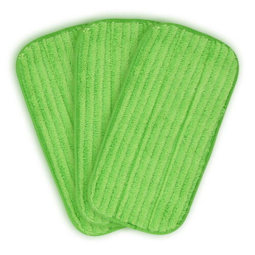 3 piece adaptable Swiffer Sweeper flat stick mop type 12" reusable floor mop