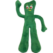 Gumby Gefülltes Plüsch-Hundespielzeug, grün, 9 Zoll
