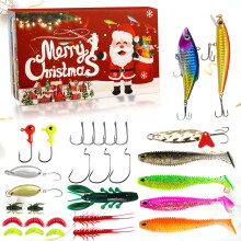 30Pcs Road Runner Bait Mimic Bait Fishing Lead Head Hooks Crank Hooks Fishing Bait Hooks Christmas New Year Fishing Gifts red