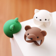 6 pieces of animal shaped silicone baby safety table corner protector thickened spherical children's cartoon anti-collision angle